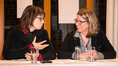 Claudia Dalbert und Katja Pähle im Gespräch